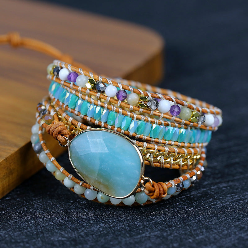 Amazonite Wrap Bracelet – Hope & Positivity