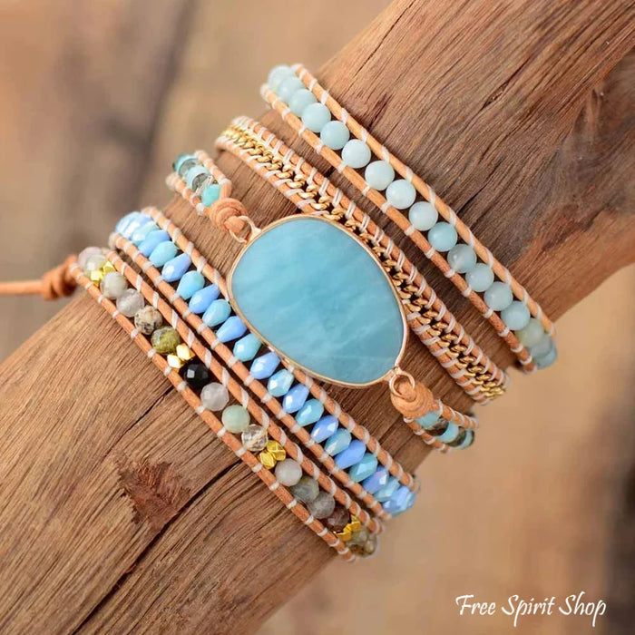 Amazonite Wrap Bracelet – Hope & Positivity