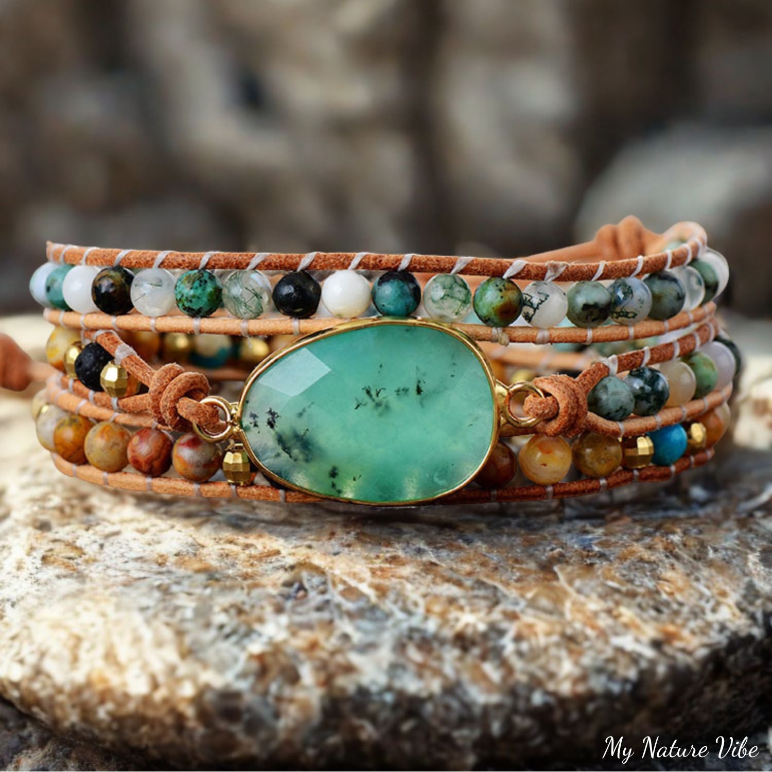 4. Jade Wrap Bracelet – Prosperity & Harmony