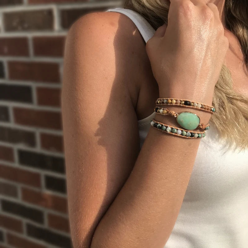 4. Jade Wrap Bracelet – Prosperity & Harmony