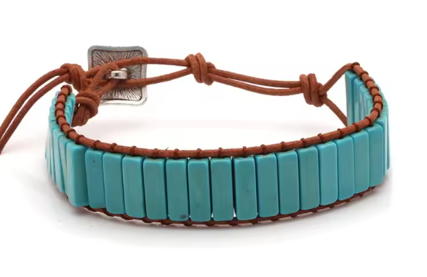 Turquoise Cube Bracelet – Balance & Protection