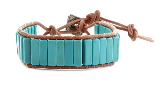 Turquoise Cube Bracelet – Balance & Protection