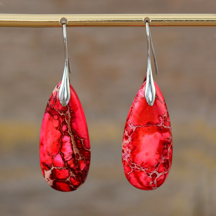 Vörös Jáspis Fülbevaló – Energia & Kitartás