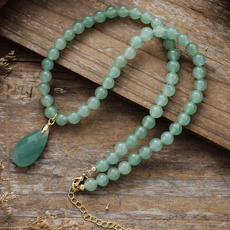 Zöld Aventurin Nyaklánc – Egyensúly & Egészség