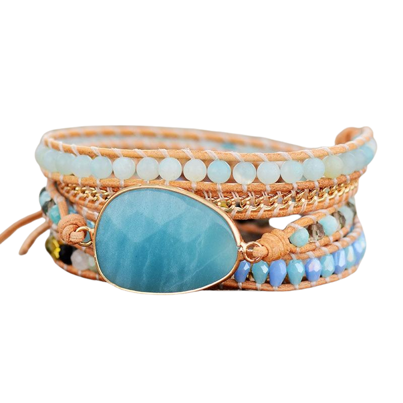 Amazonite Wrap Bracelet – Hope & Positivity