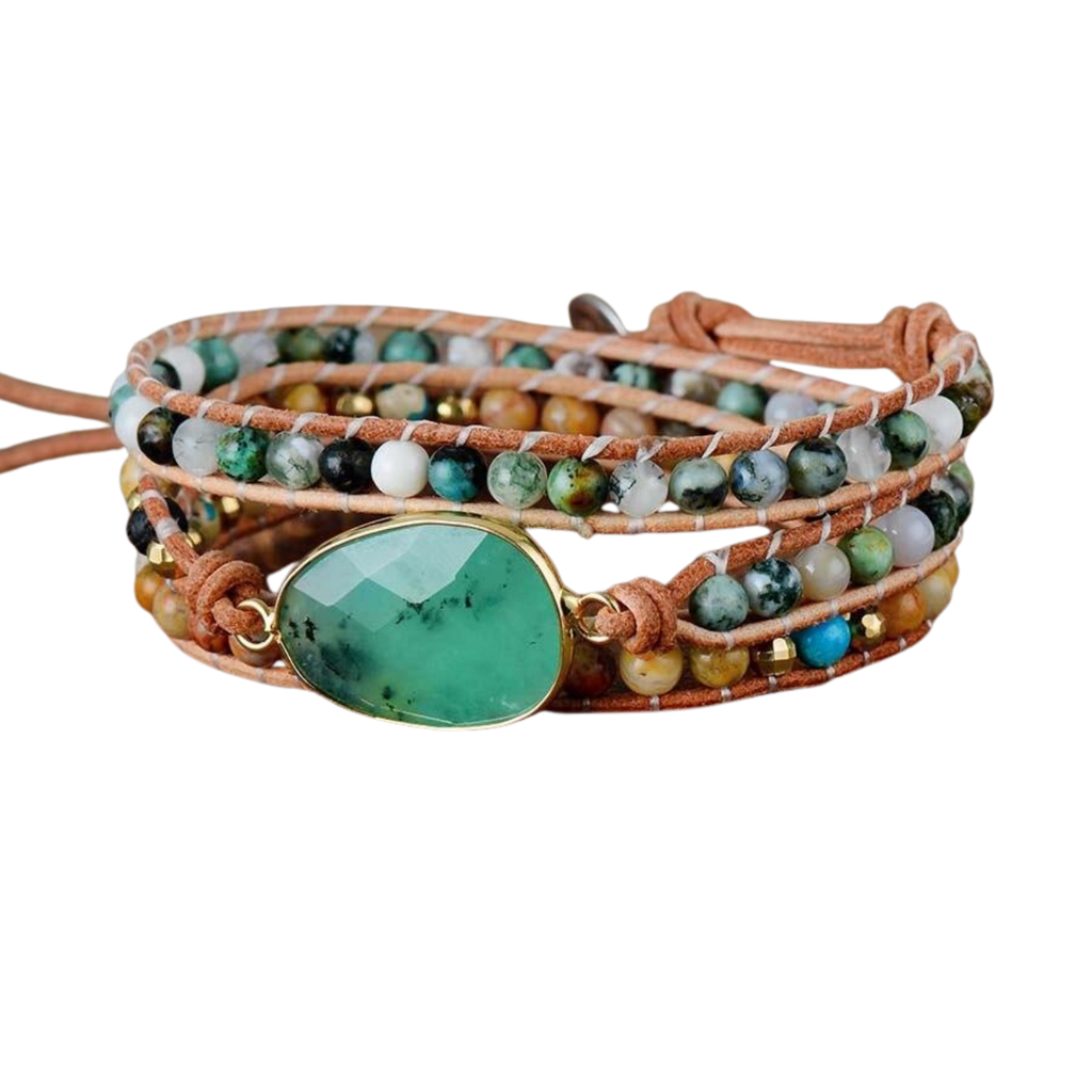 4. Jade Wrap Bracelet – Prosperity & Harmony
