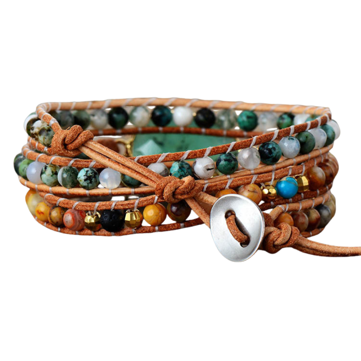 4. Jade Wrap Bracelet – Prosperity & Harmony