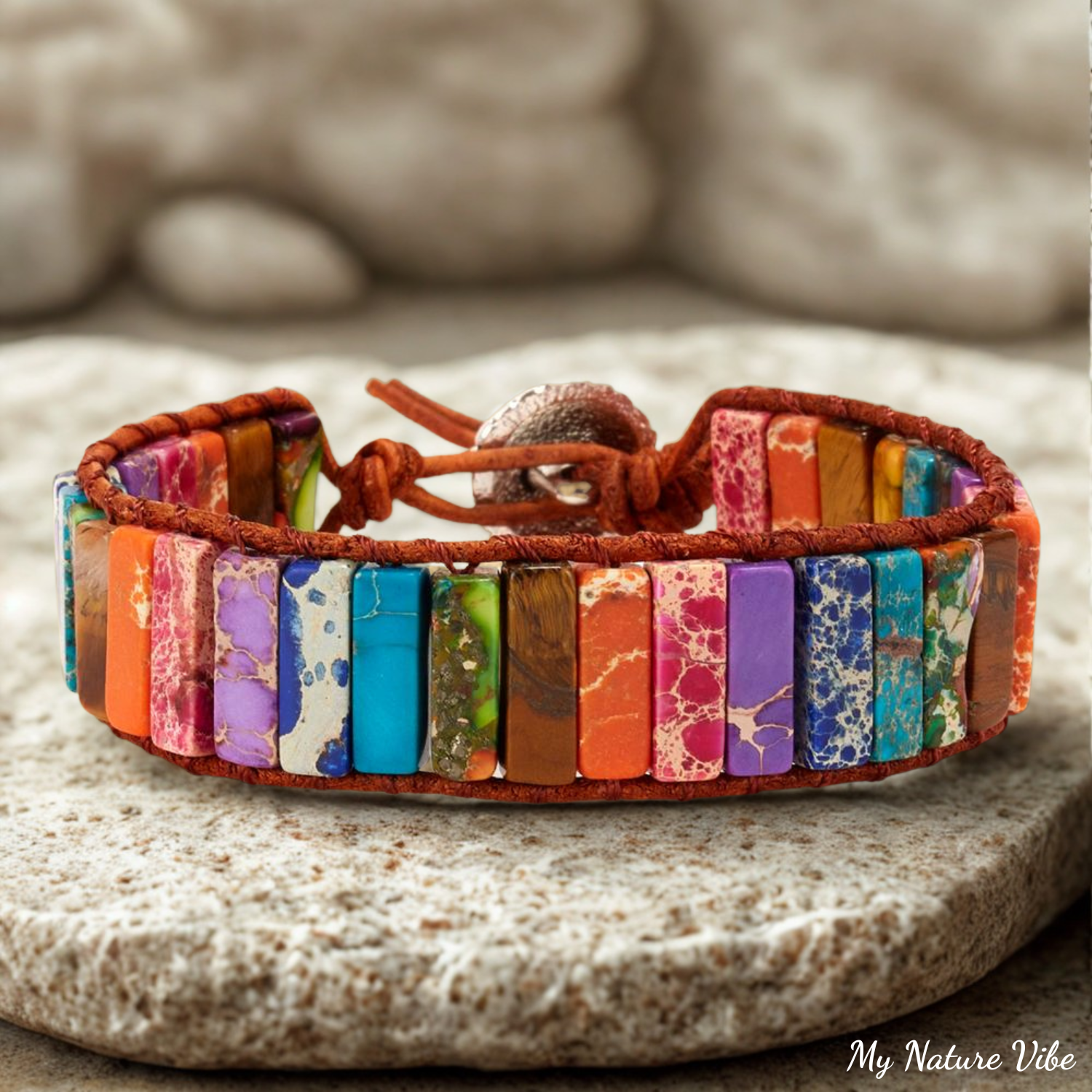 Jáspis Csakra Karkötő – Energia & Stabilitás