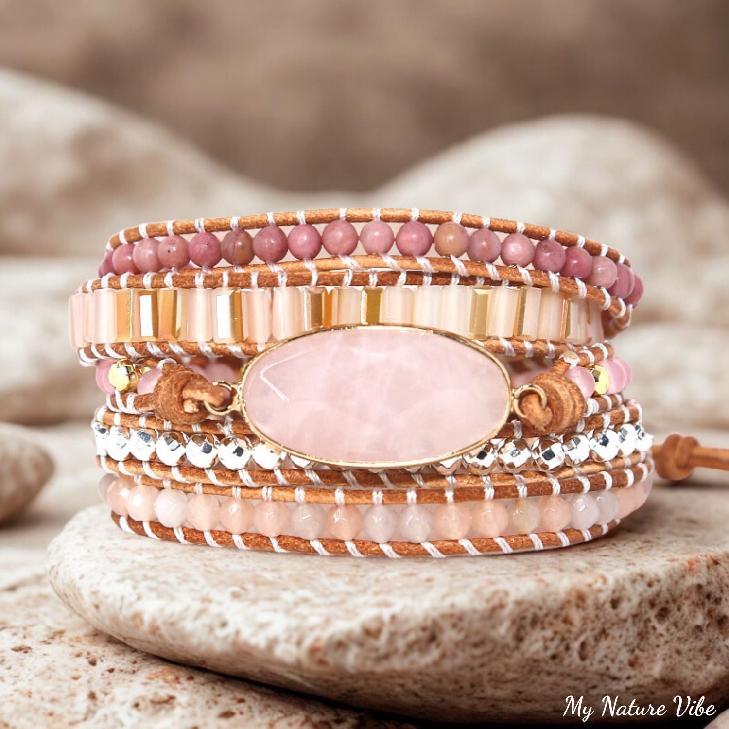 Rózsakvarc Karkötő – Szeretet & Öngondoskodás