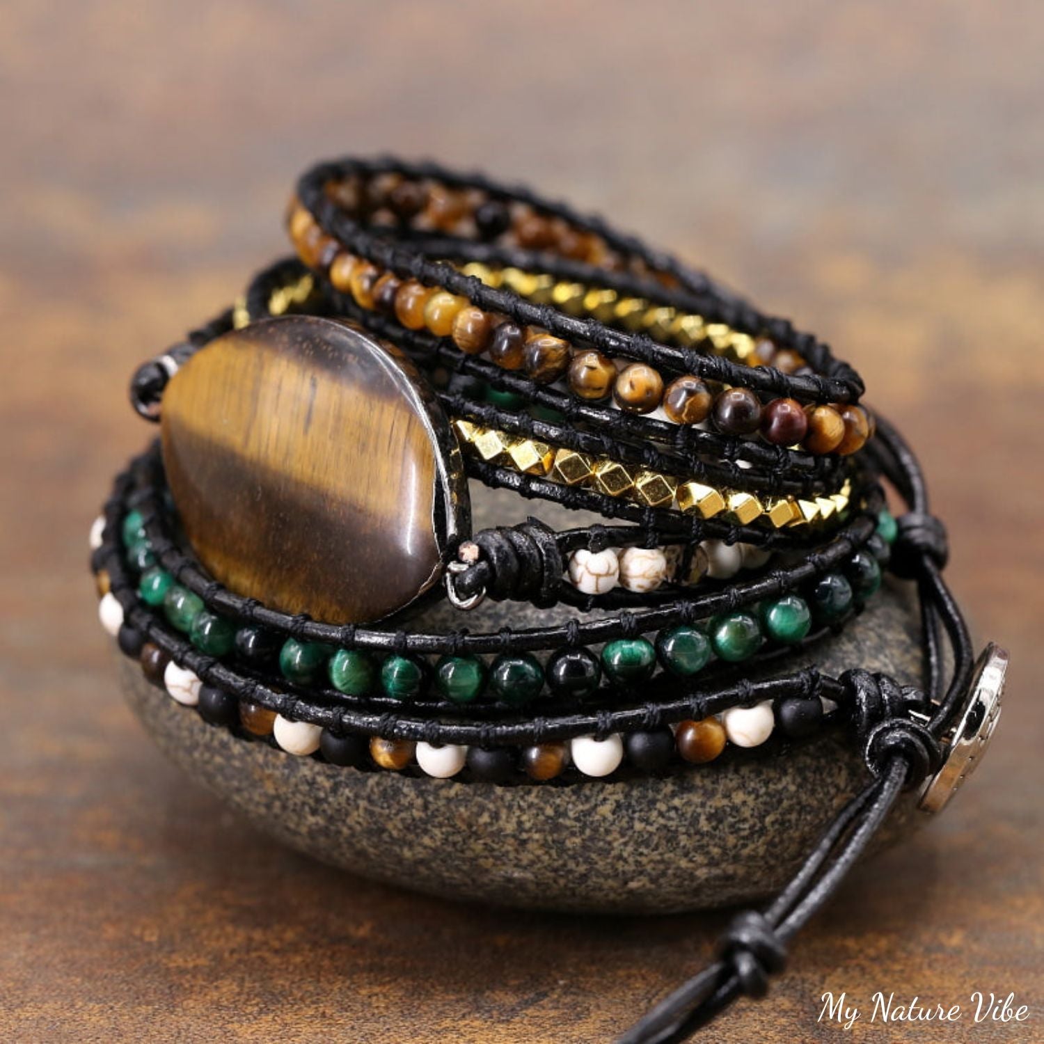 Tigrisszem Karkötő – Bátorság & Fókusz